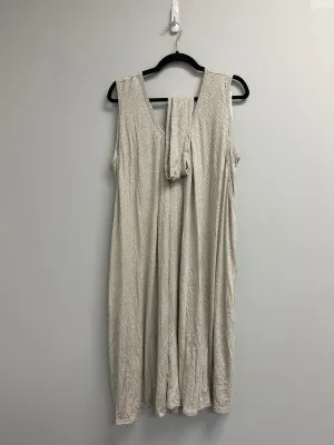Outlet 7192 - The Momper® Printed Nursing Romper - TAUPE HERRINGBONE - Plus