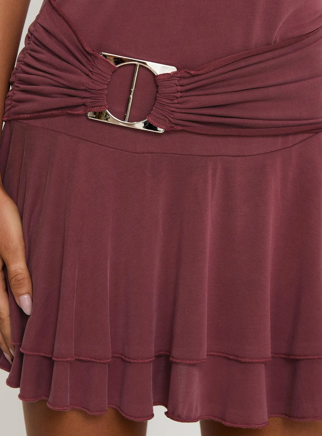 Primadonna Off The Shoulder Mini Dress Mauve