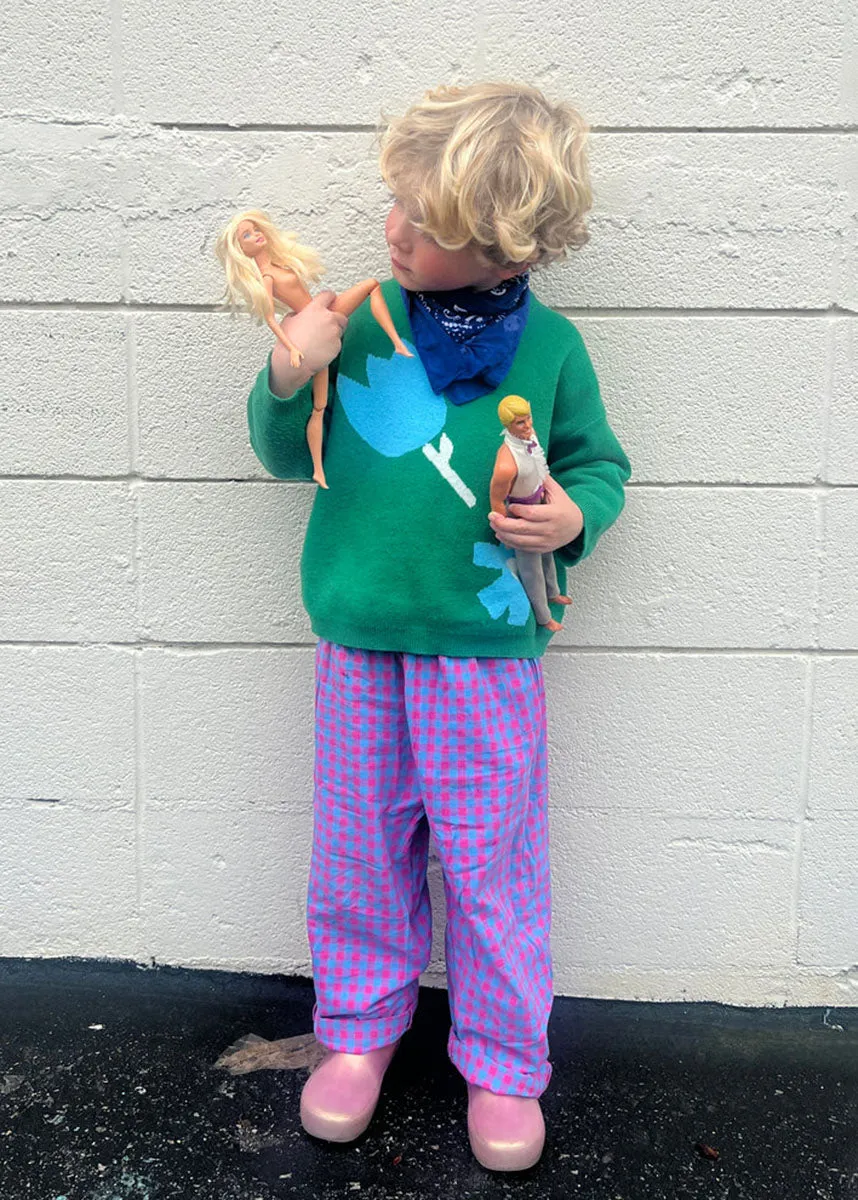Purple Plaid Pants
