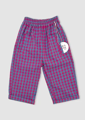 Purple Plaid Pants