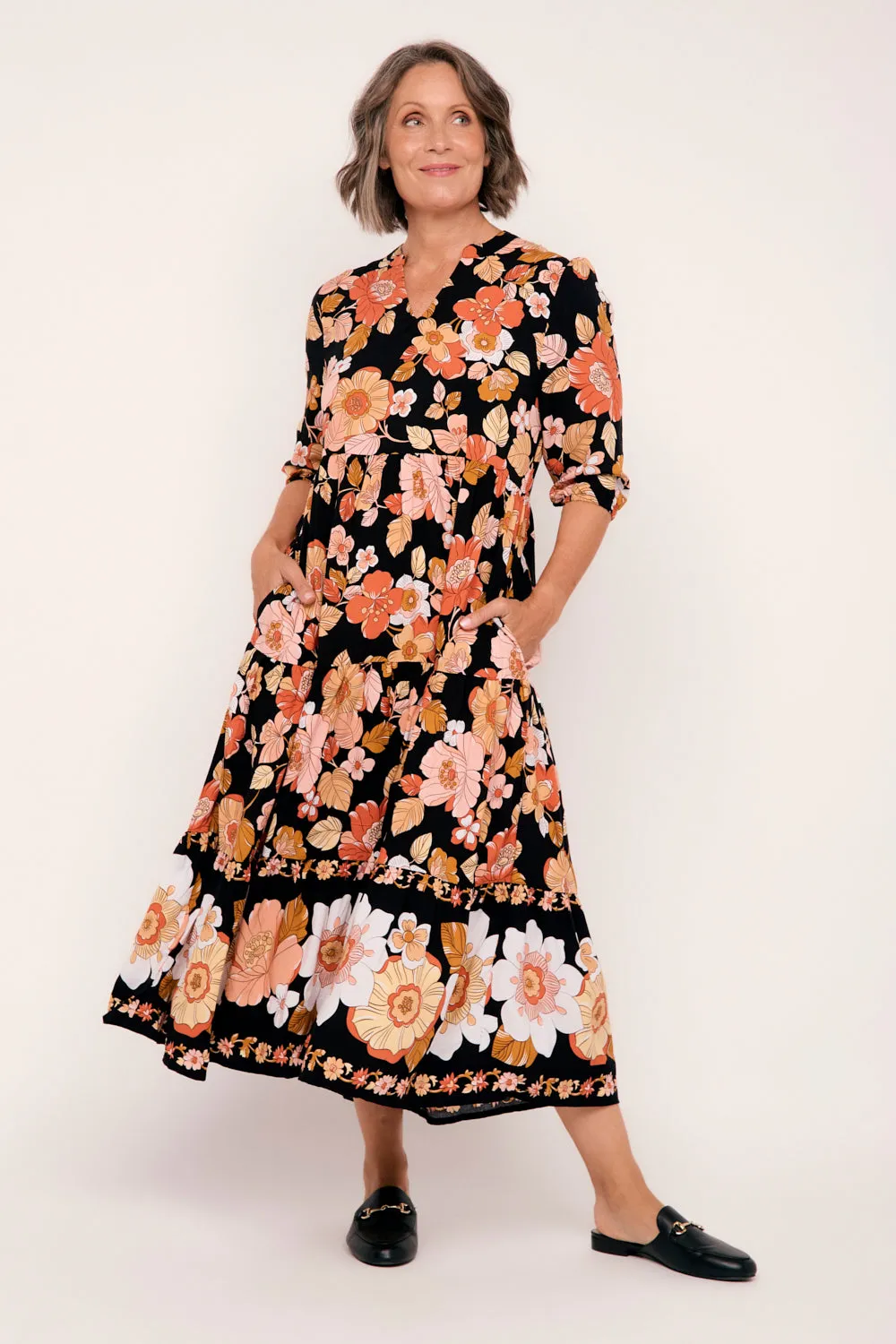 Sabre V-Neck Dress - COMBINED LISTING