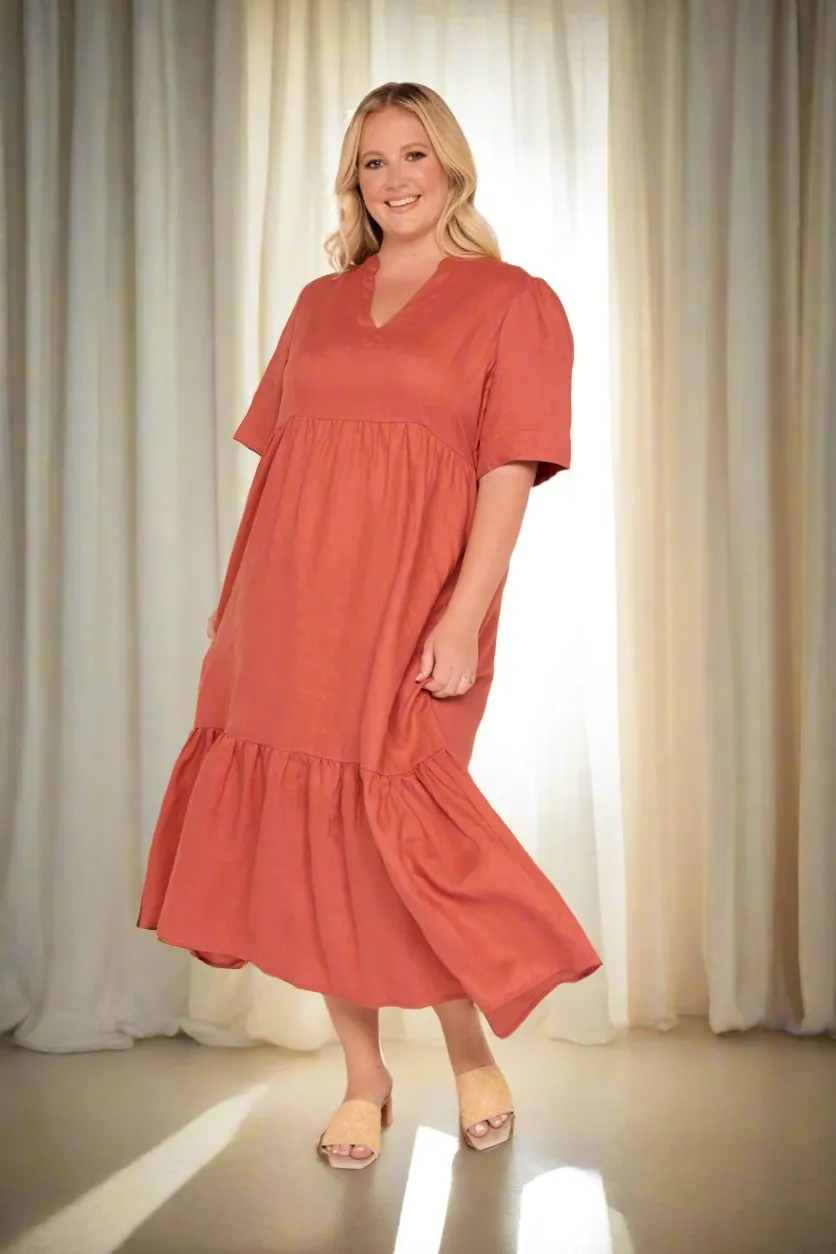 Sabre V-Neck Dress - COMBINED LISTING