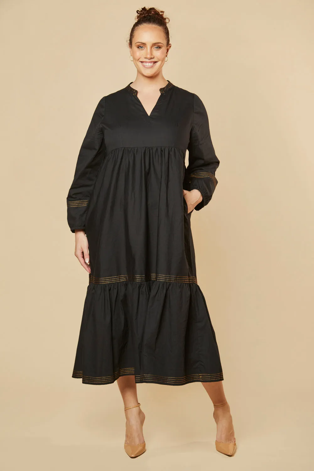 Sabre V-Neck Dress - COMBINED LISTING