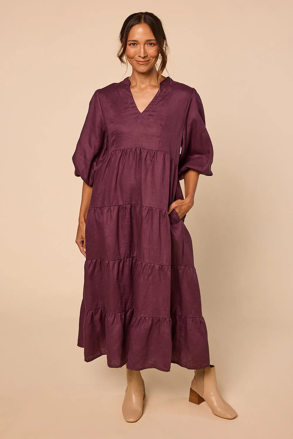 Sabre V-Neck Dress - COMBINED LISTING
