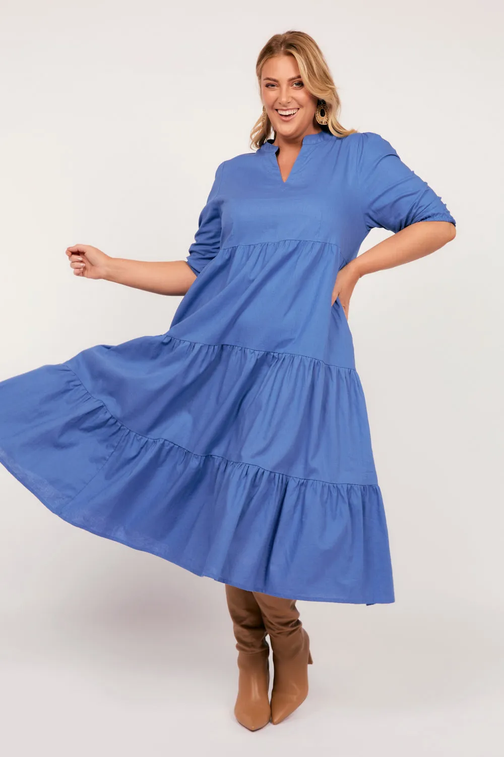 Sabre V-Neck Dress - COMBINED LISTING