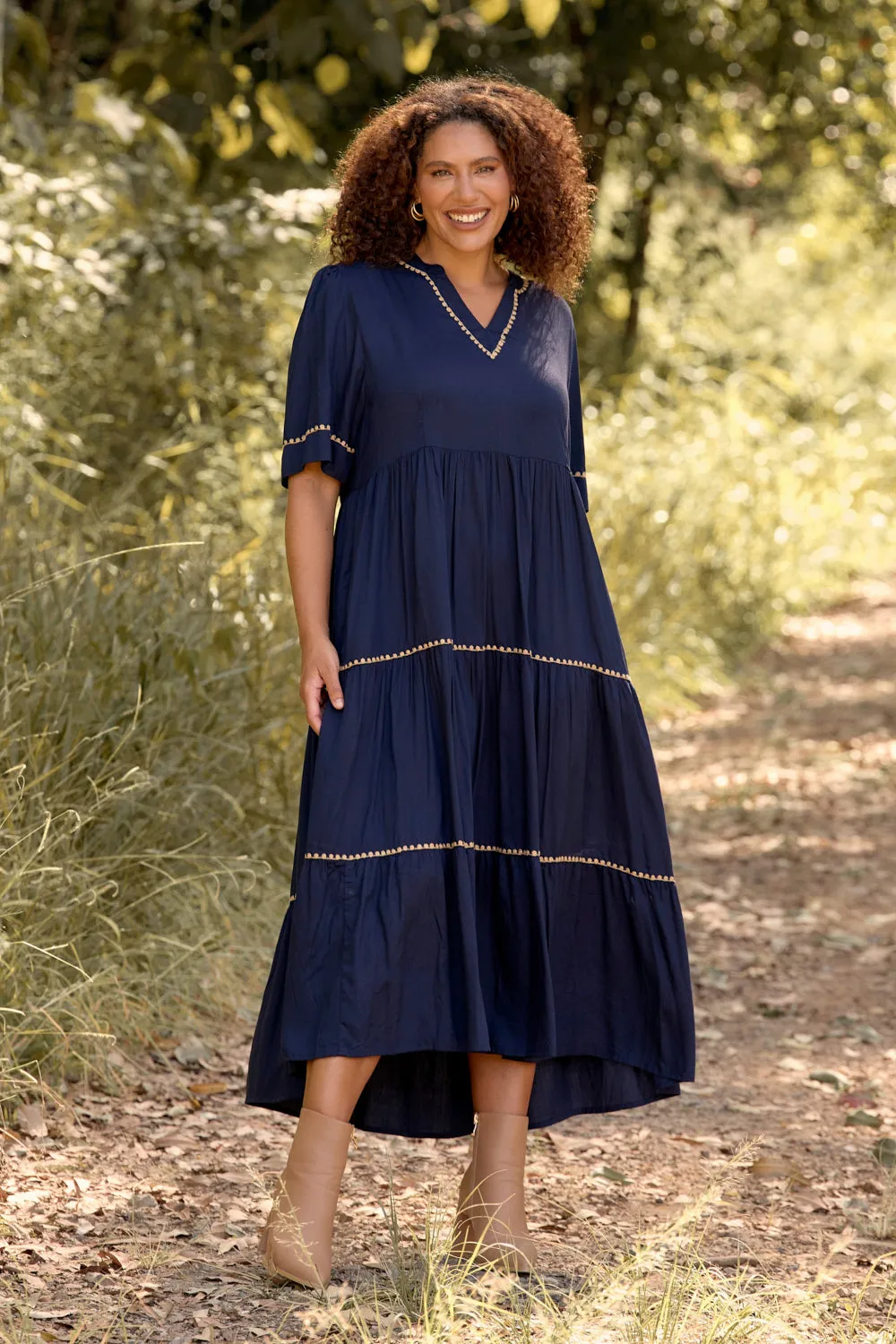 Sabre V-Neck Dress - COMBINED LISTING