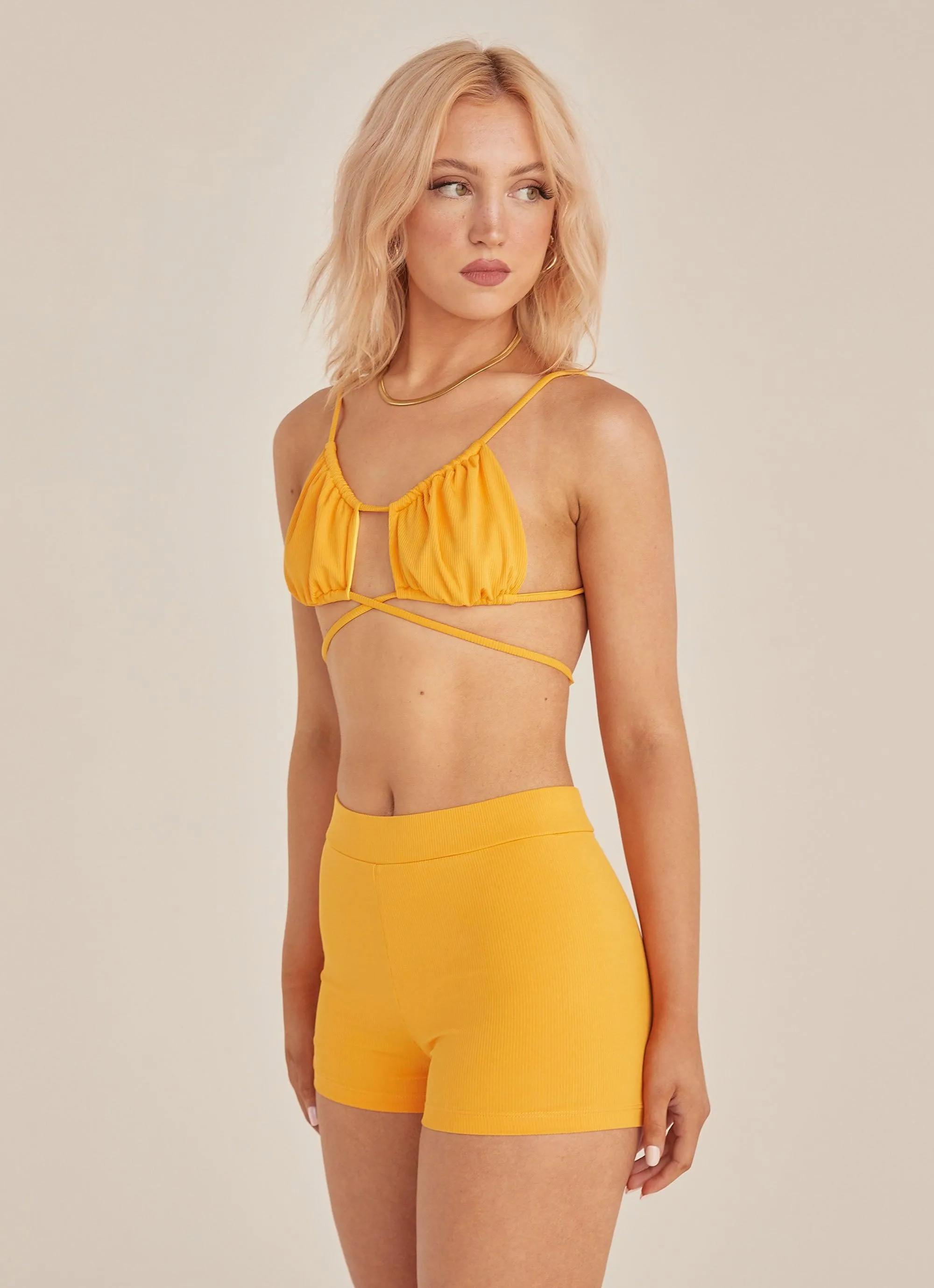 Salty Days Swim Short - Summer Mango