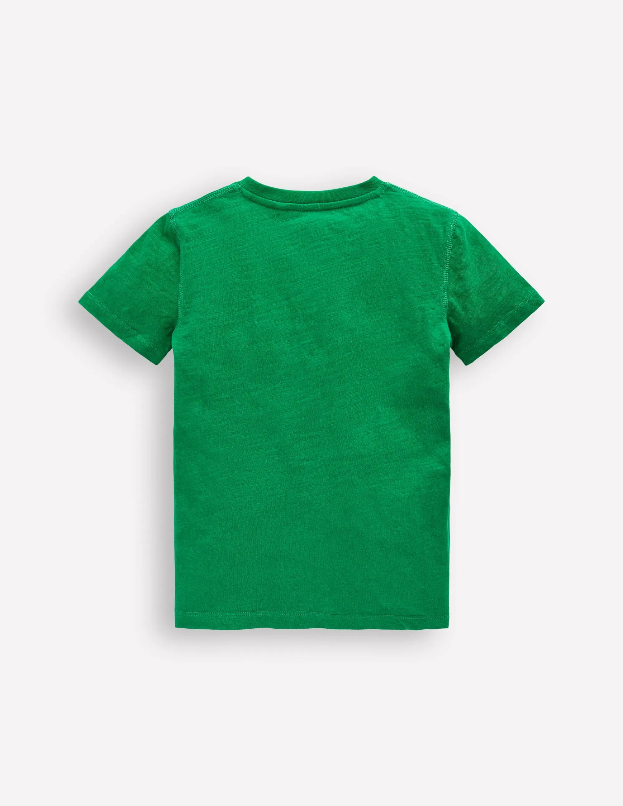 Short Sleeve Henley T-Shirt-Rich Emerald