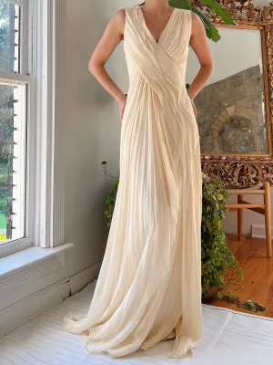 Silk Layered Gown - S