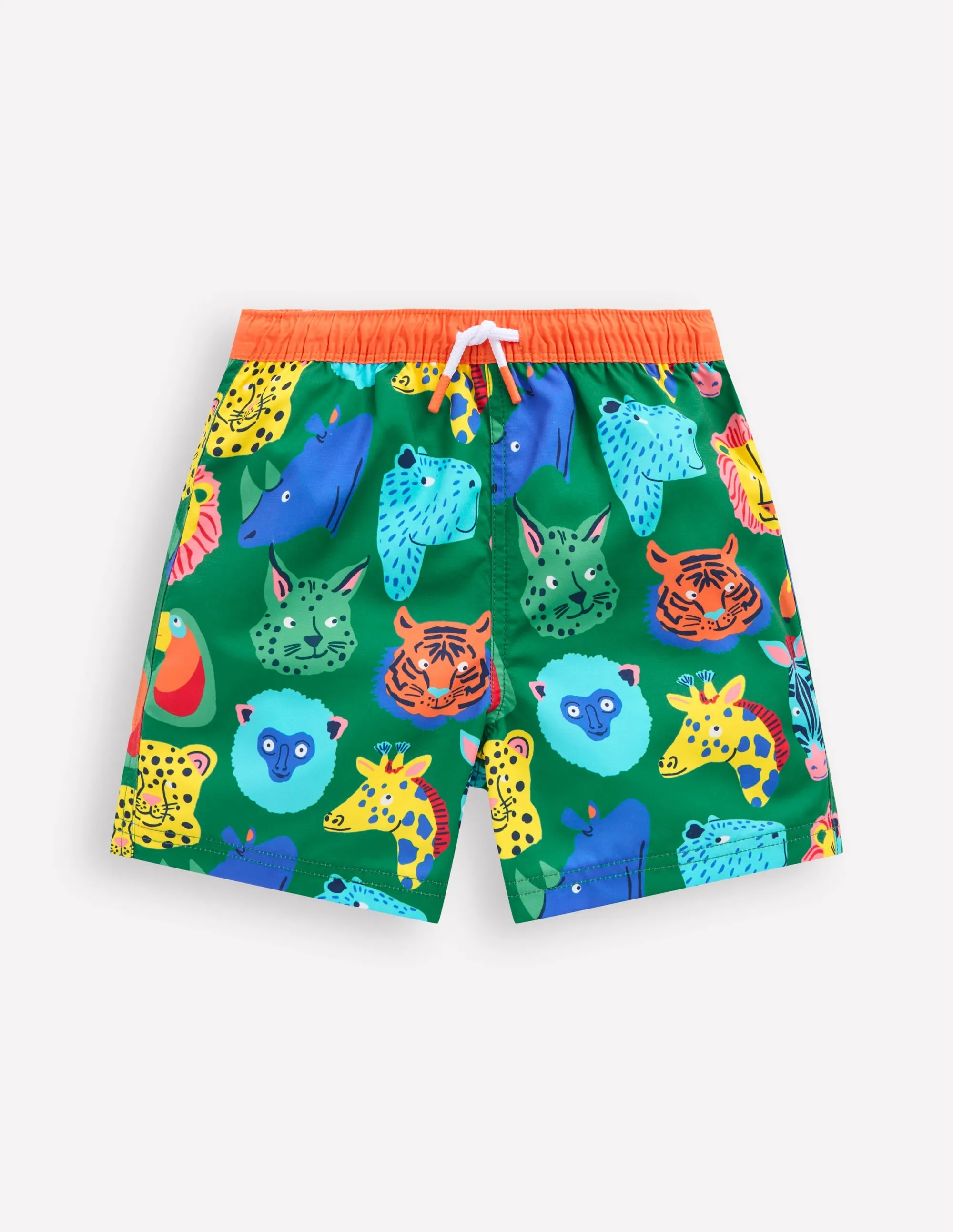 Swim Shorts-Multi Animal Faces