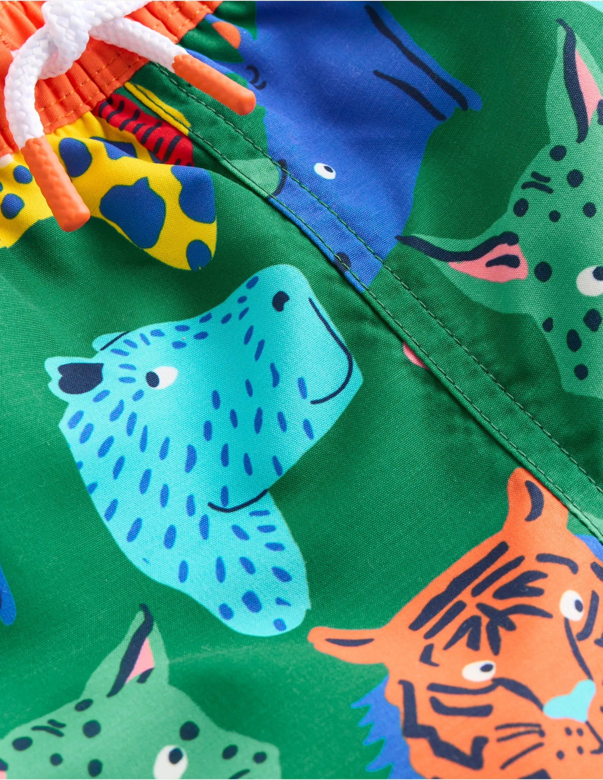 Swim Shorts-Multi Animal Faces