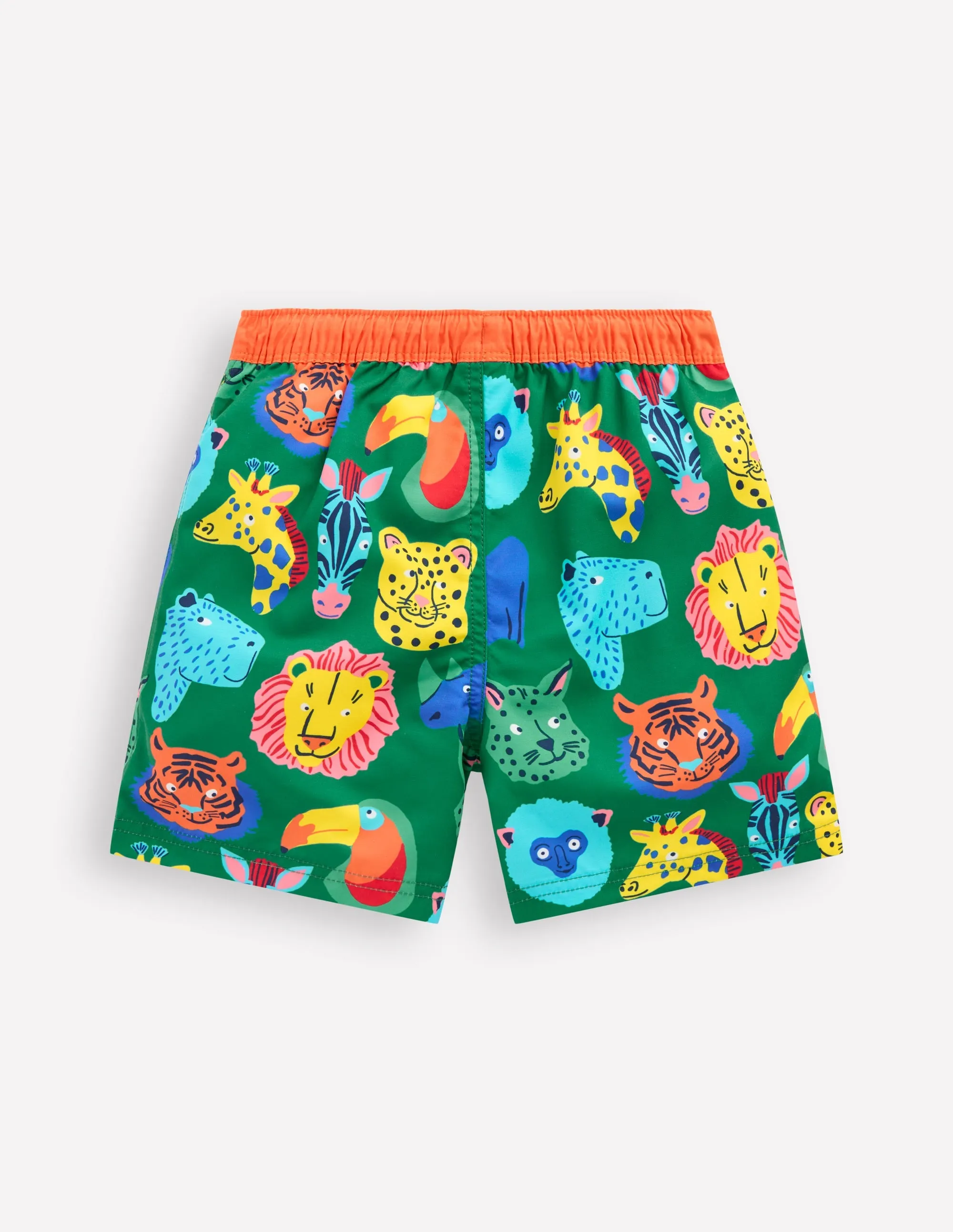 Swim Shorts-Multi Animal Faces