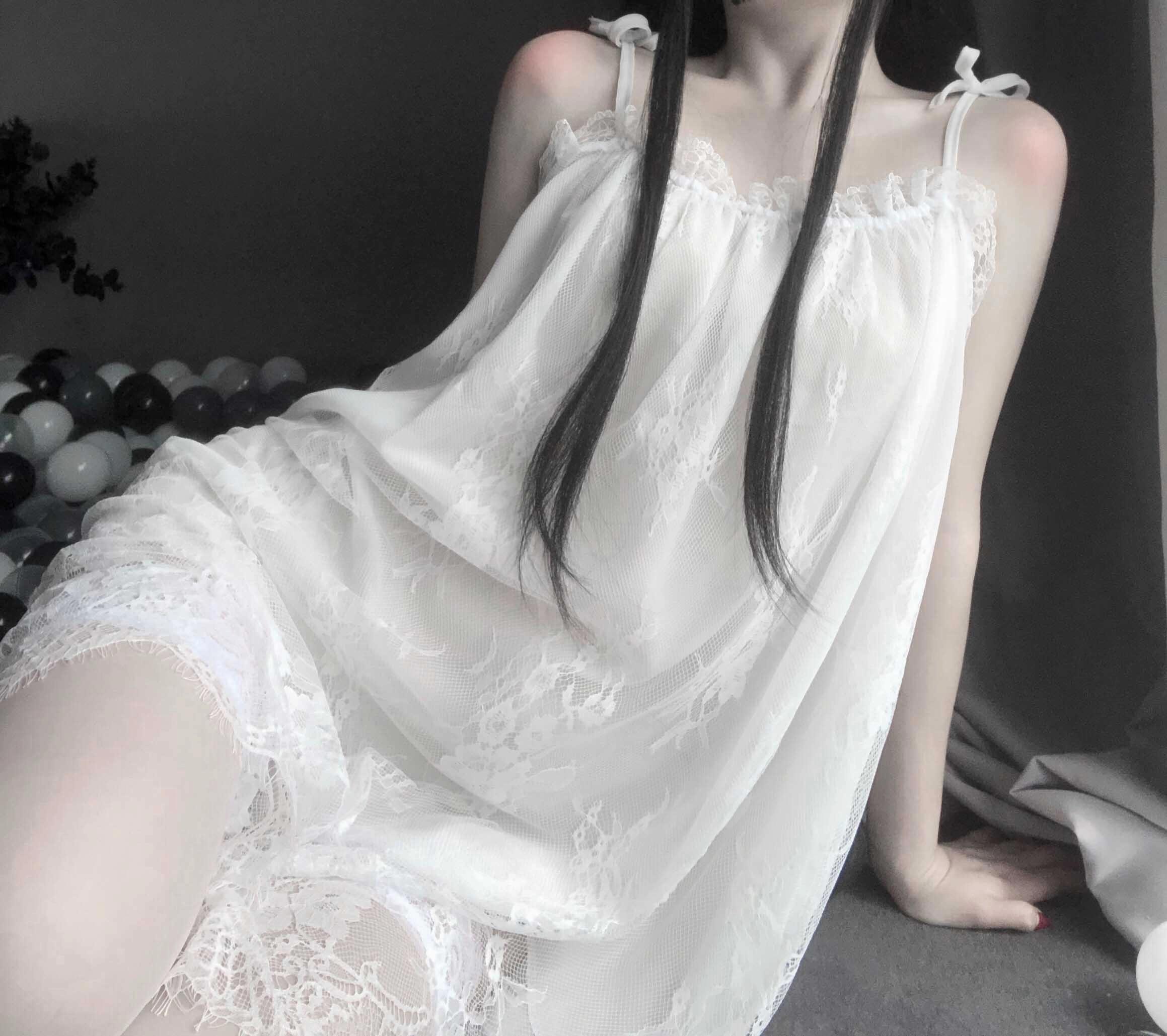T-1025 Sexy pajamas. hot and spicy women's mesh suspender pajama dresses. perspective lace