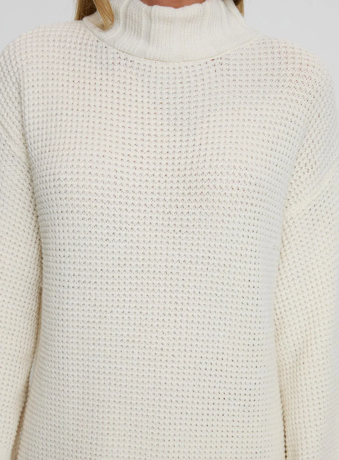 Tarin Knit Mini Dress Cream