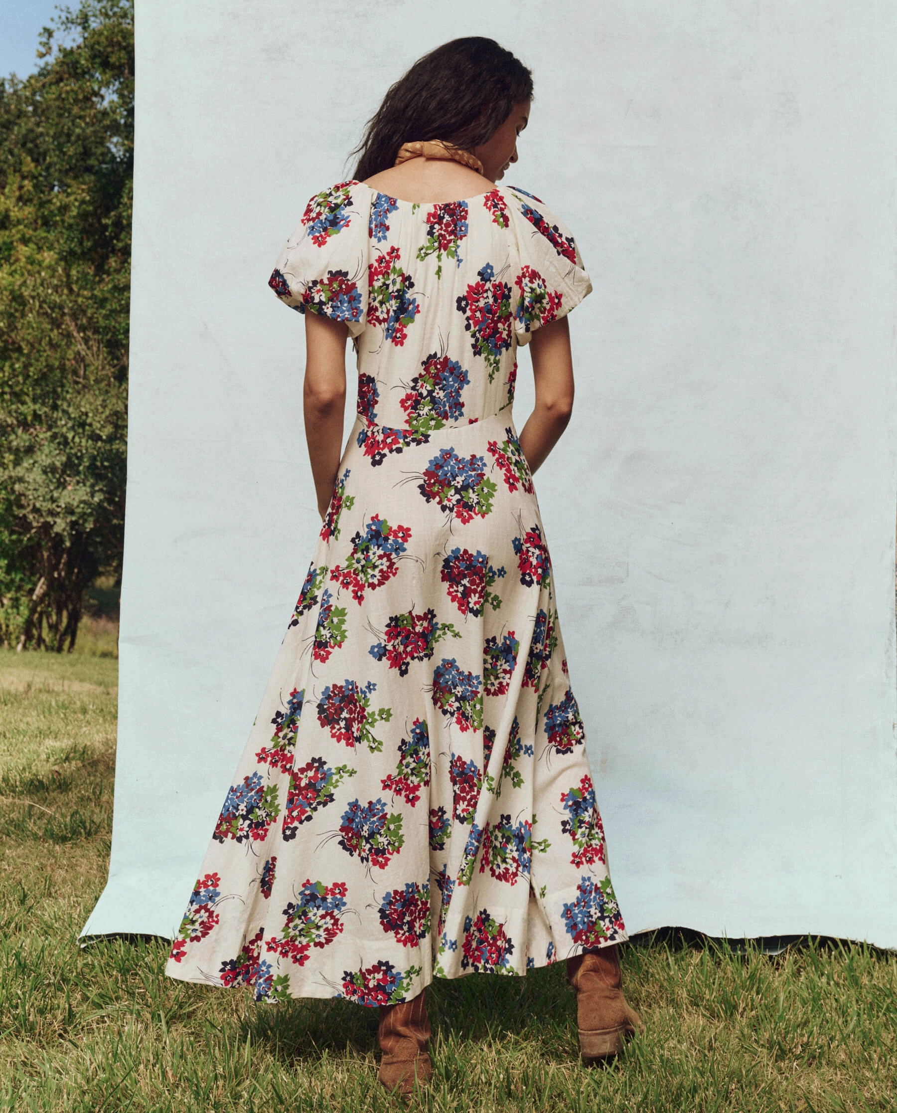 The Eden Dress. -- Oasis Floral