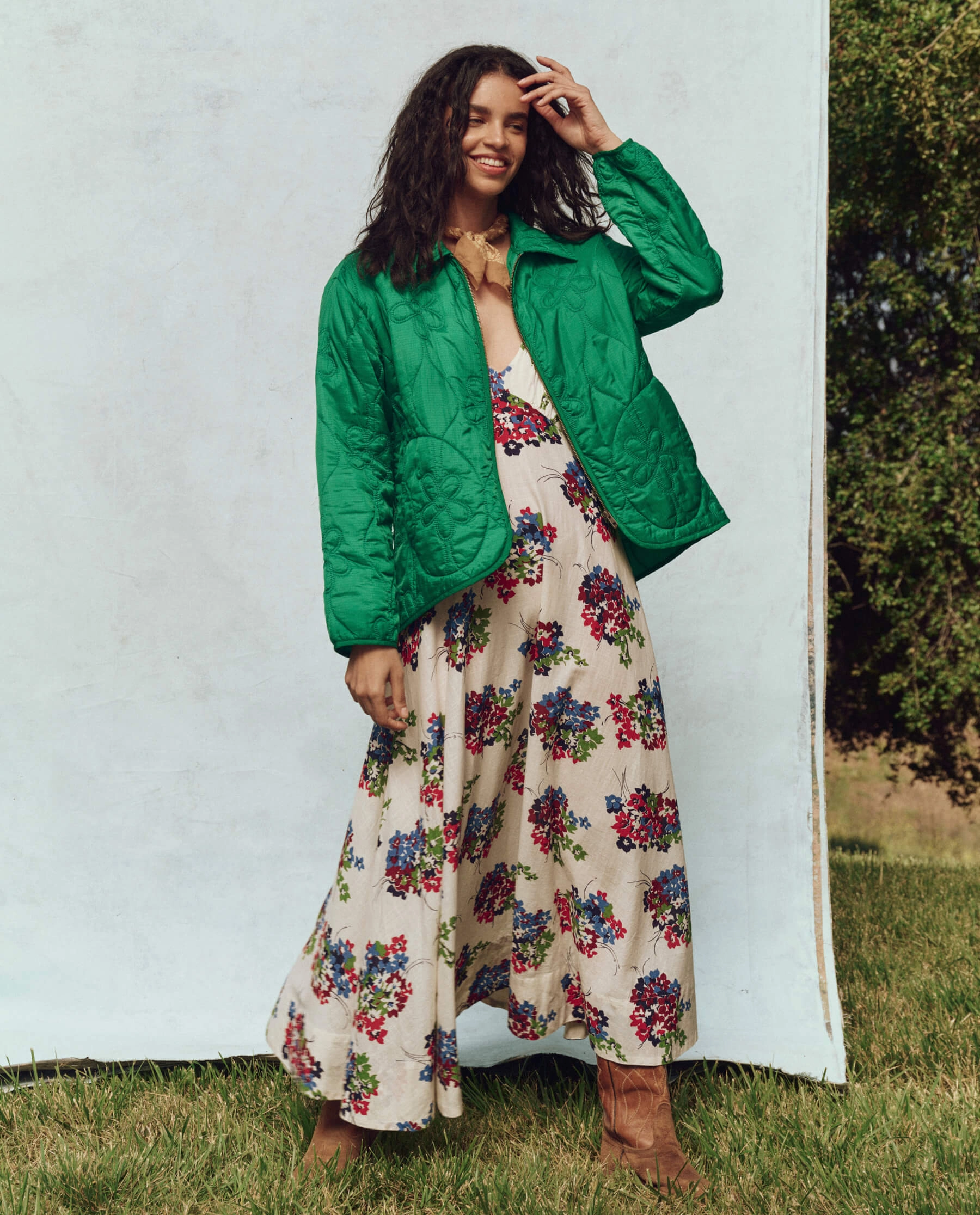 The Eden Dress. -- Oasis Floral