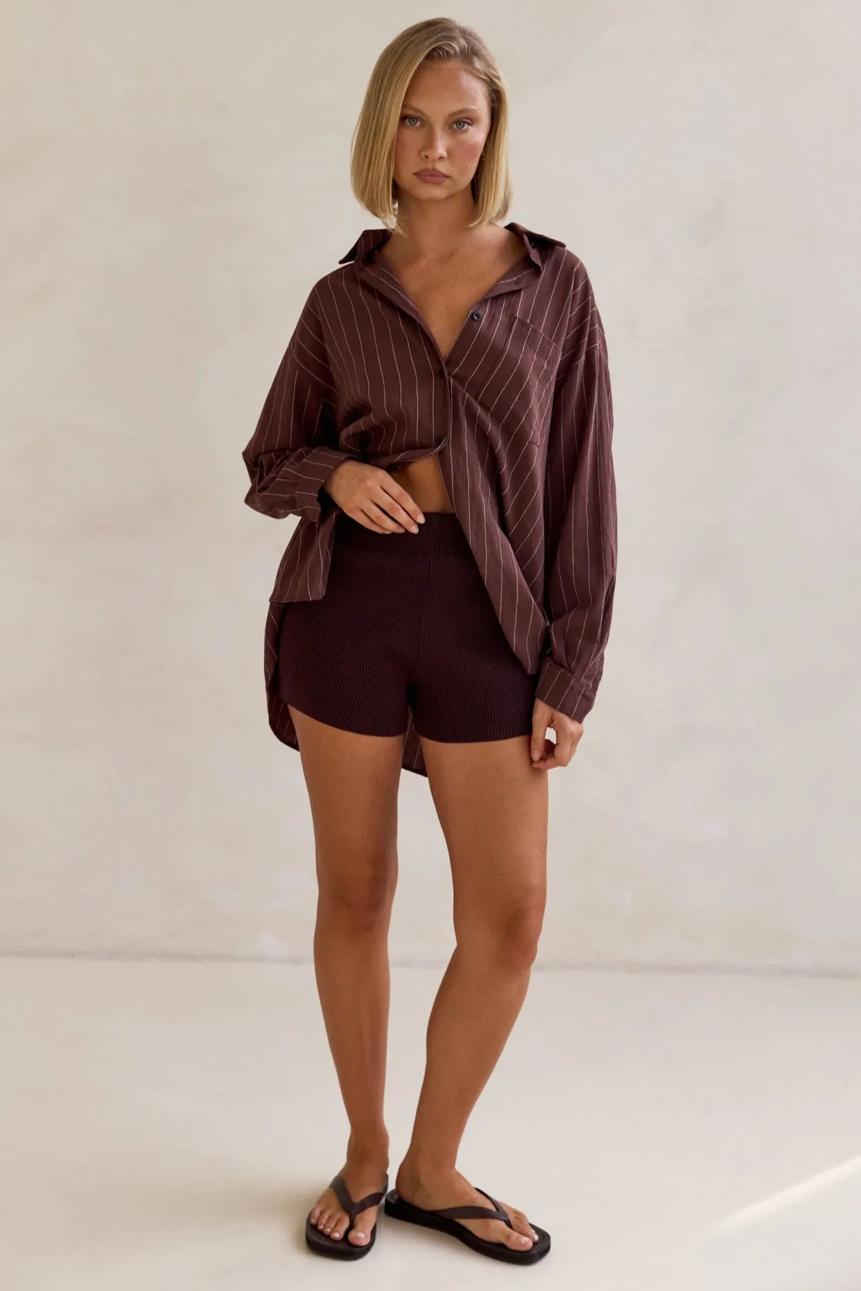Timothee Shirt (Chocolate)