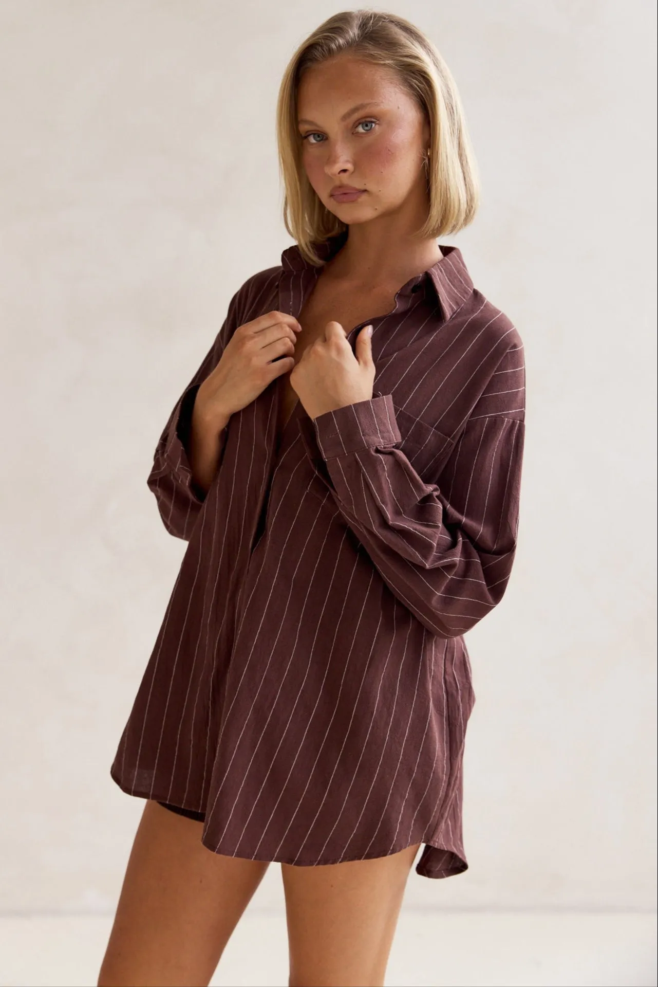 Timothee Shirt (Chocolate)