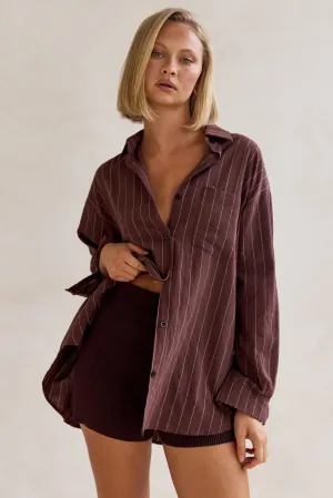 Timothee Shirt (Chocolate)