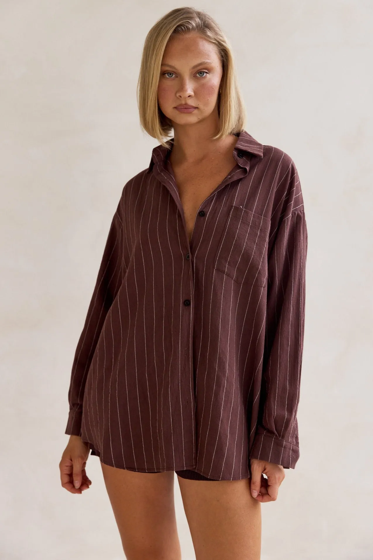 Timothee Shirt (Chocolate)