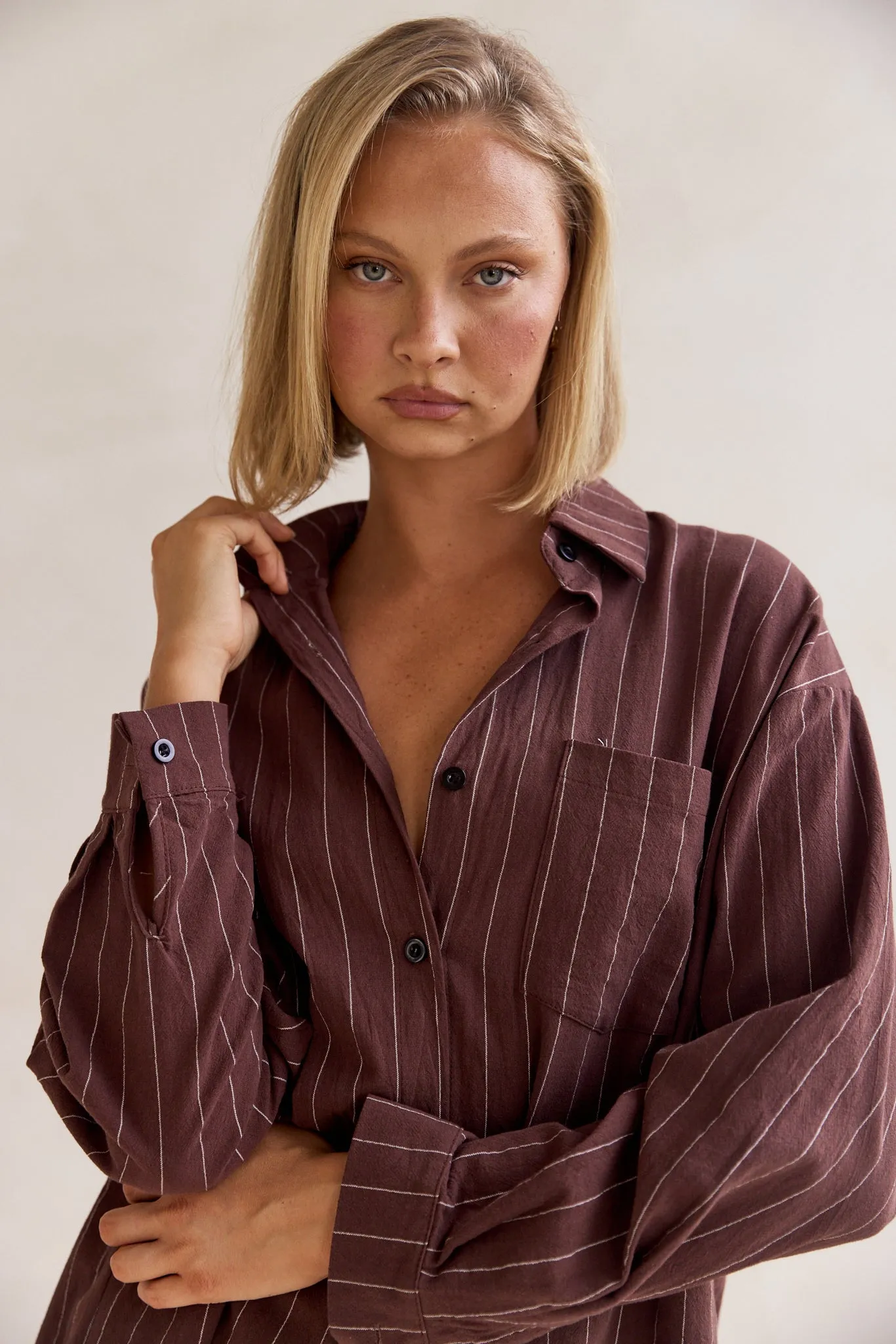 Timothee Shirt (Chocolate)
