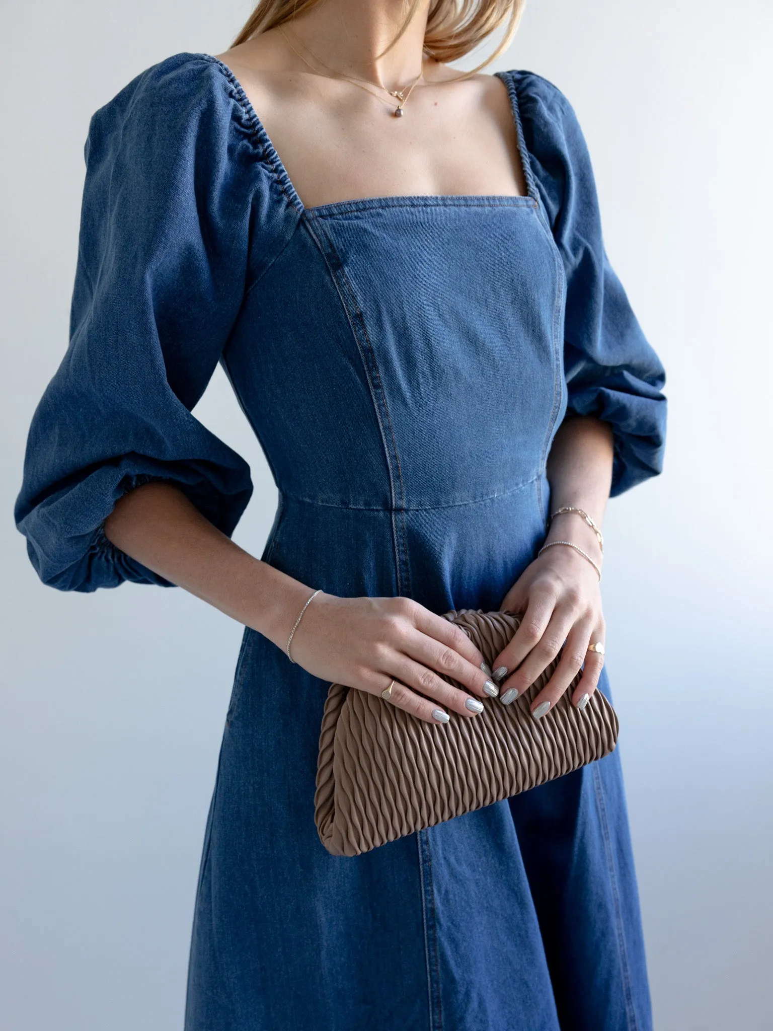 Vanessa Denim Midi Dress