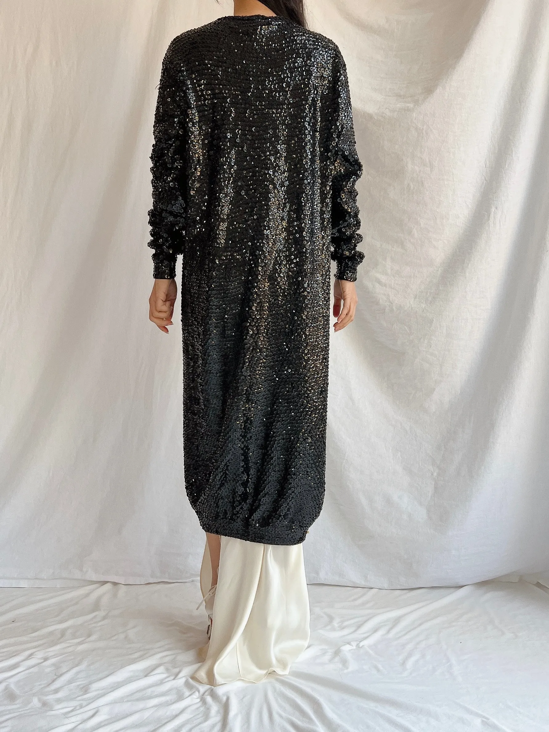 Vintage Norma Kamala Wool Sequins - M