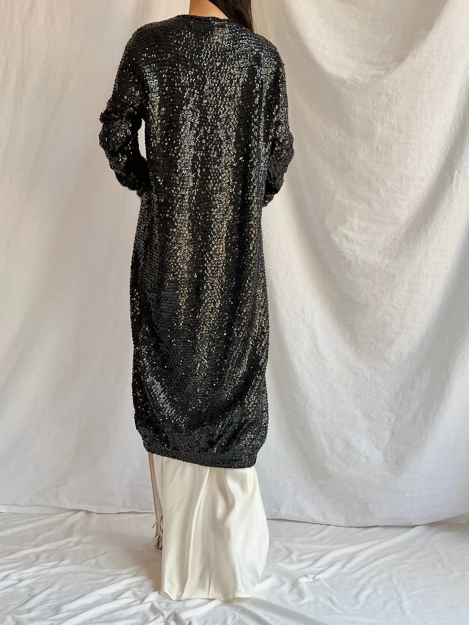 Vintage Norma Kamala Wool Sequins - M