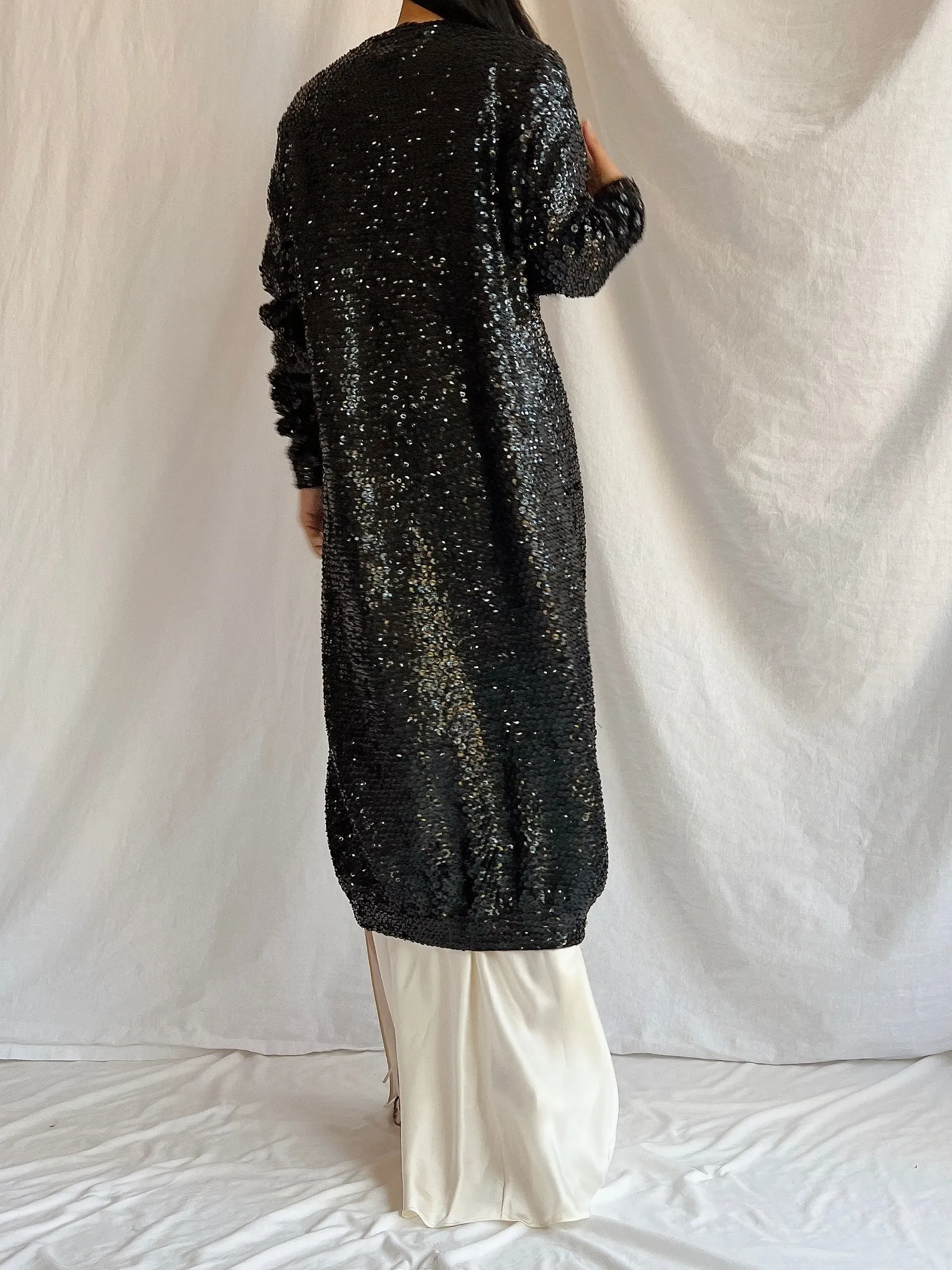 Vintage Norma Kamala Wool Sequins - M