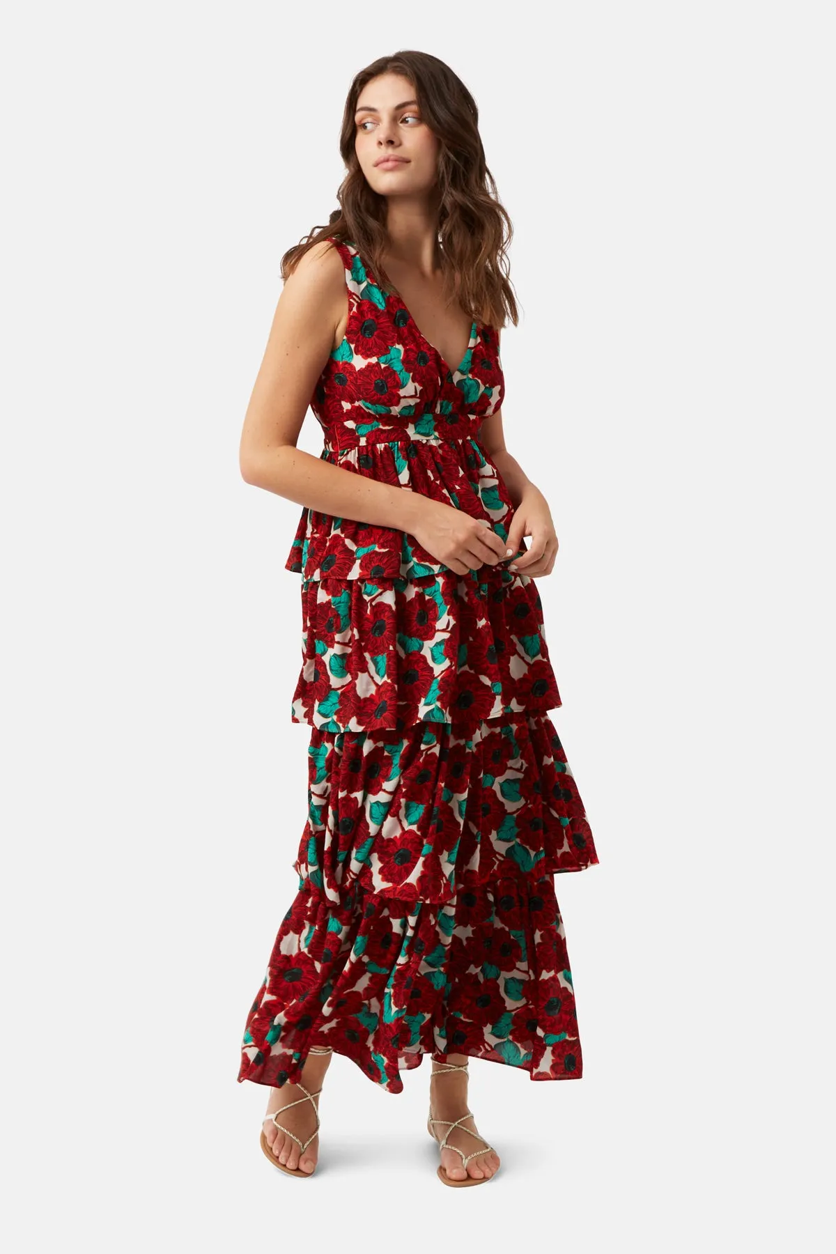 Vintage Voodoo Havana Dress in Red