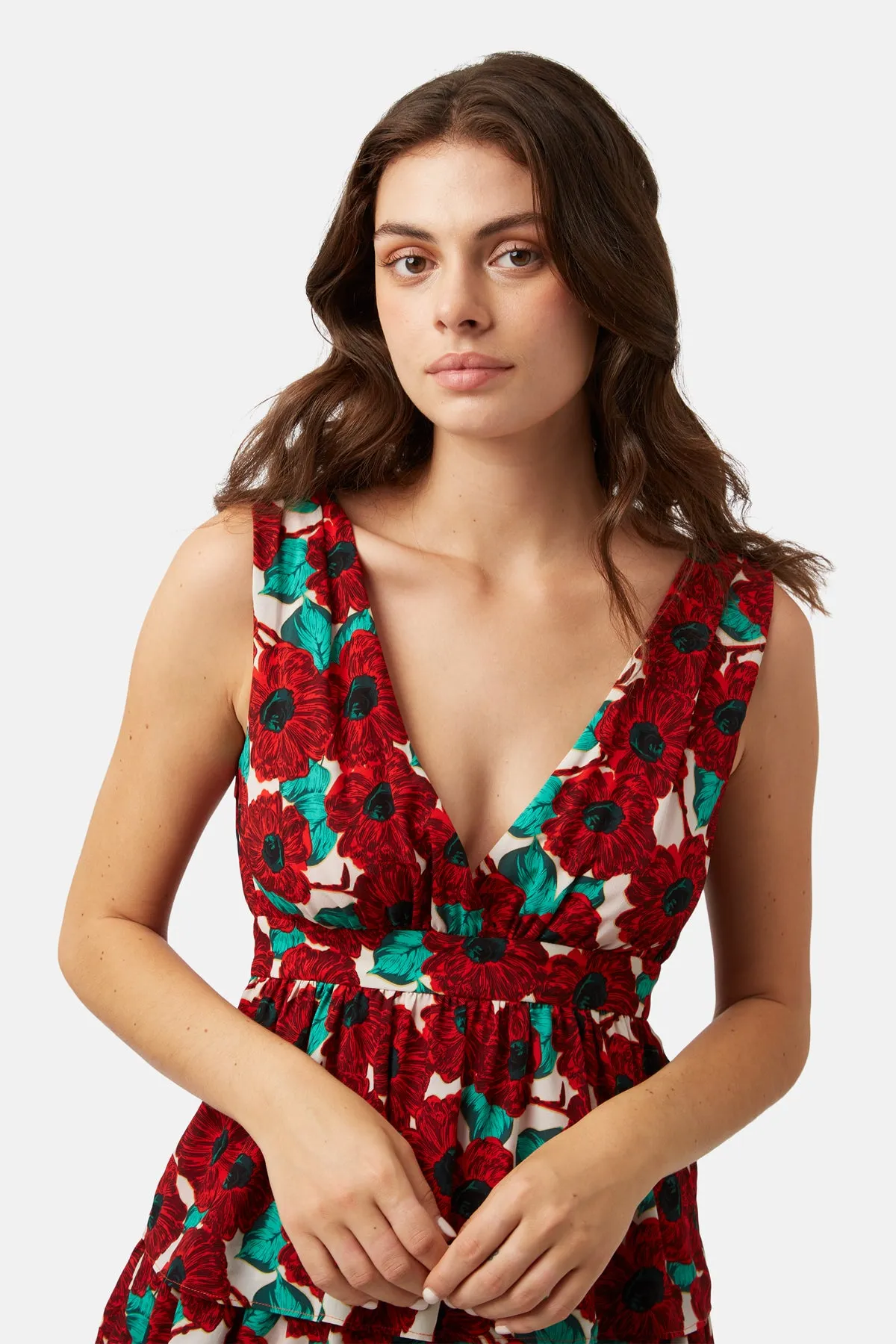 Vintage Voodoo Havana Dress in Red