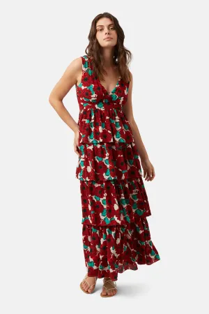 Vintage Voodoo Havana Dress in Red