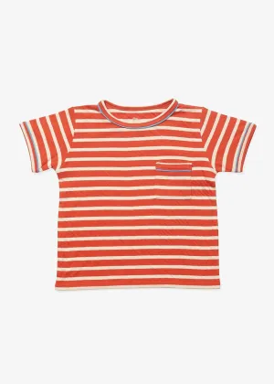 Willie Toddler T-Shirt - Red Sport Stripe