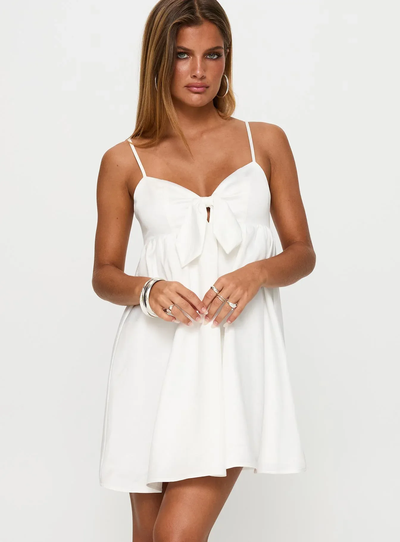 Wilmina Mini Dress White
