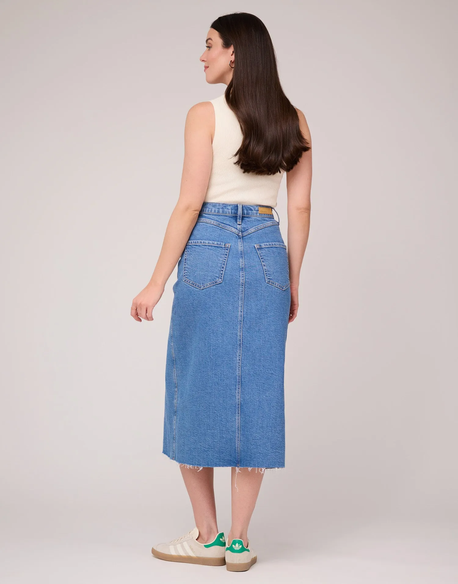 Yoga Jean Skirt - Lake Blue