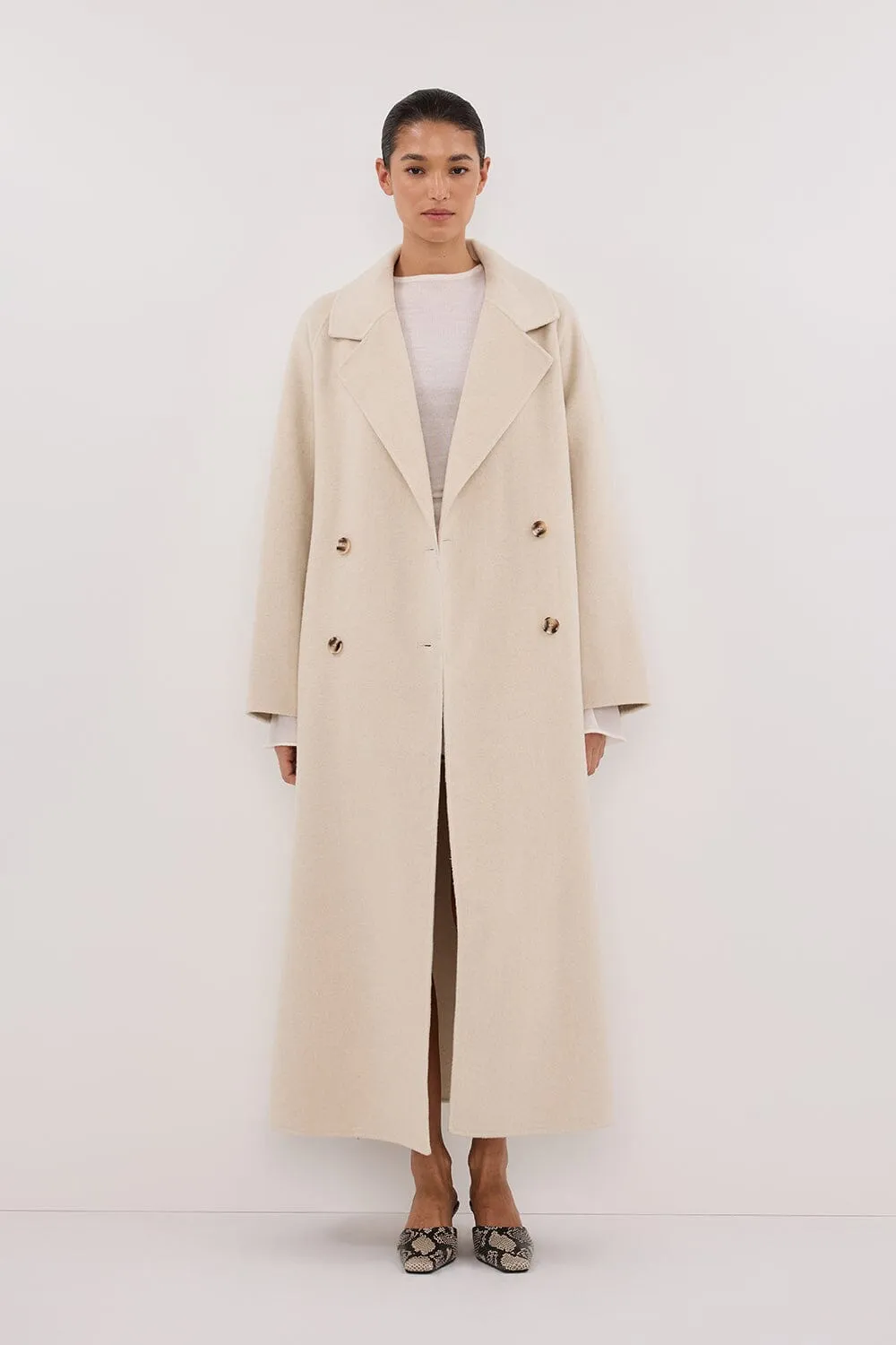 YORK BONE OVERSIZED WOOL COAT