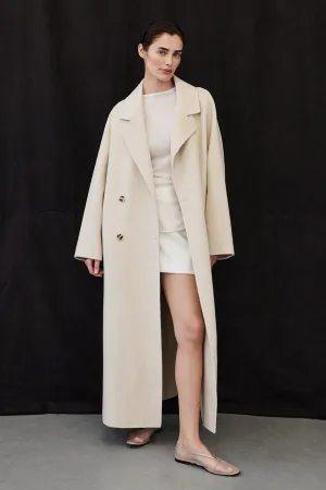 YORK BONE OVERSIZED WOOL COAT