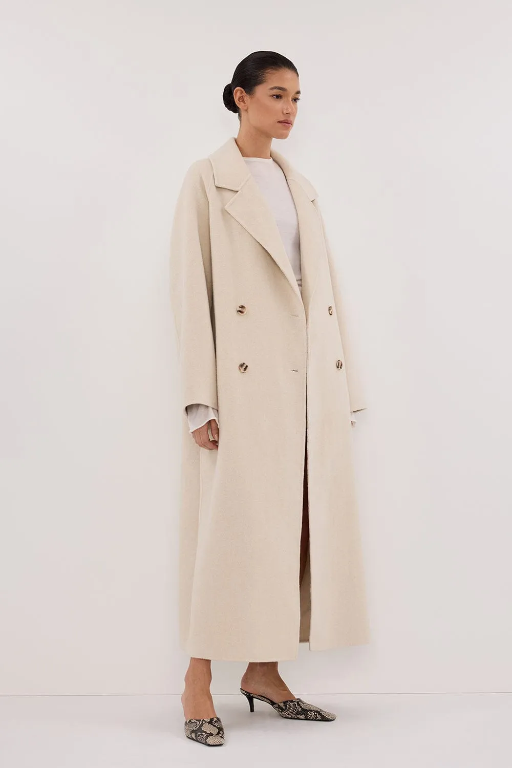 YORK BONE OVERSIZED WOOL COAT