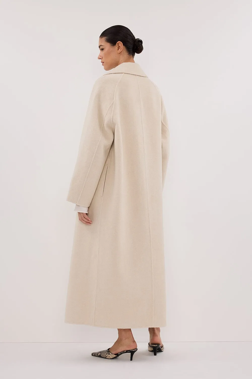 YORK BONE OVERSIZED WOOL COAT