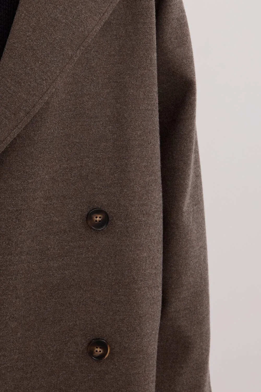 YORK COFFEE OVERSIZED WOOL BLEND COAT